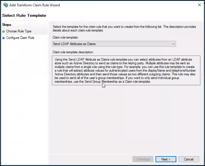 10 Send LDAP Atrributes as Claims