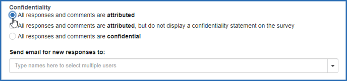 Confidentiailty select attributed
