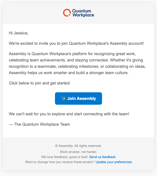 Getting Started with Assembly by Quantum Workplace