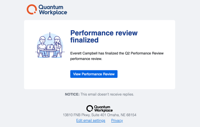 Manager (Employee Finalized Review)