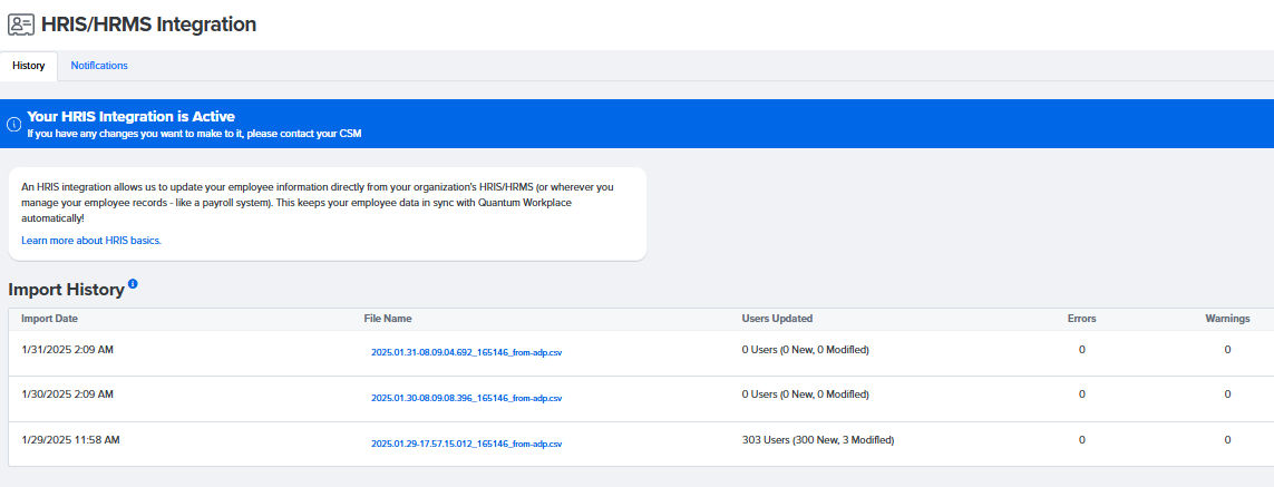 Monitor & Modify Your HRIS Integration