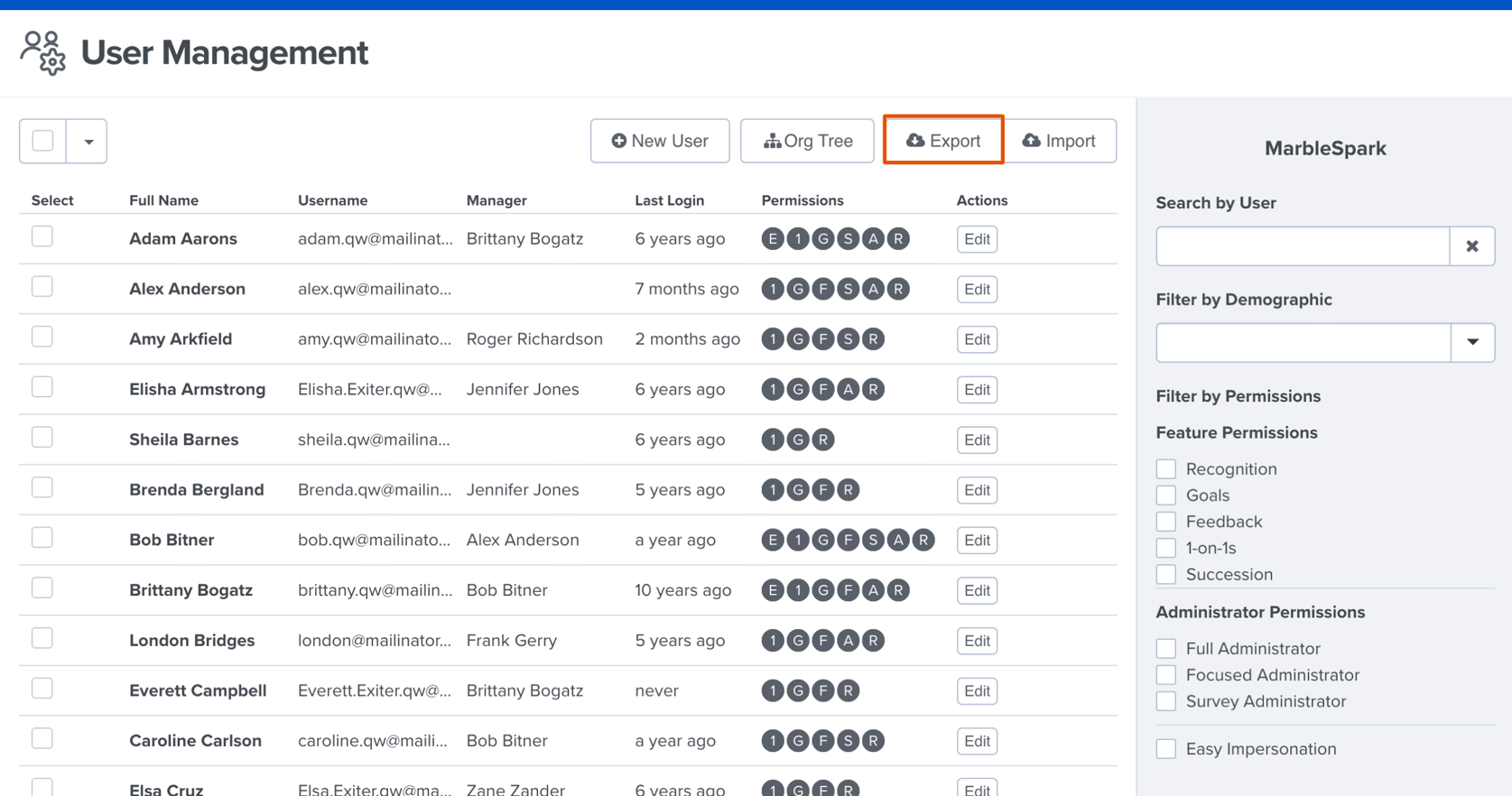 Bulk User Management